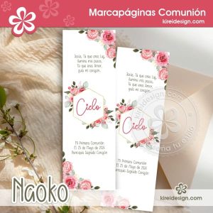 naoko marcapagina primera comunion by kireidesign