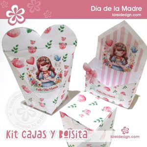 Set de Cajas y bolsas Dia de la Madre