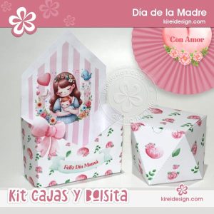 Set de Cajas y bolsas Dia de la Madre