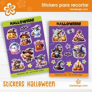 stickers recortables de halloween_kireidesign