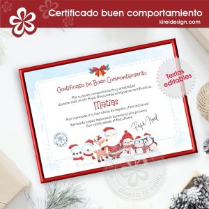 kit carta santa claus