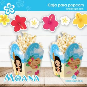Cajita popcorn Moana