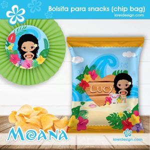 Moana bolsita chipbags para snacks