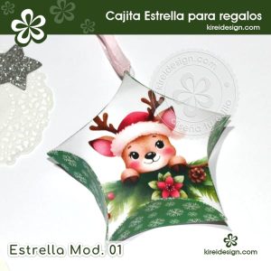 cajita estrella para regalos