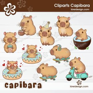 Cliparts Capibaras