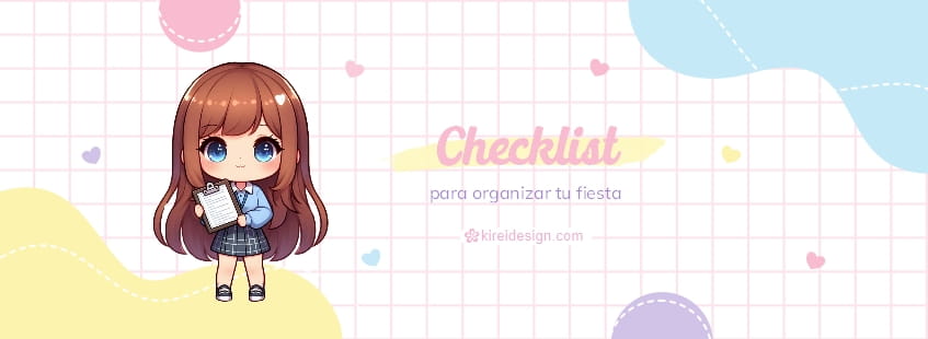 Checklist descargable para organizar tu fiesta