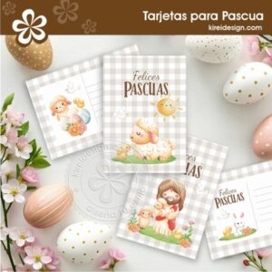 set de etiquetas y tarejtas dulce pascua by kireidesign