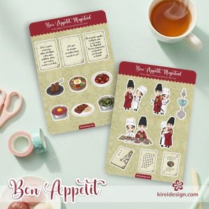 kit imprimble de papeleria bon appetit majestad