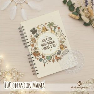 Pack 02 portadas libro cien citas con mama