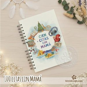 Pack 02 portadas libro cien citas con mama