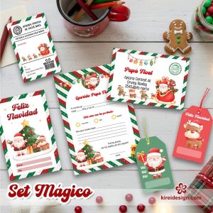 Set mágico carta papa noel