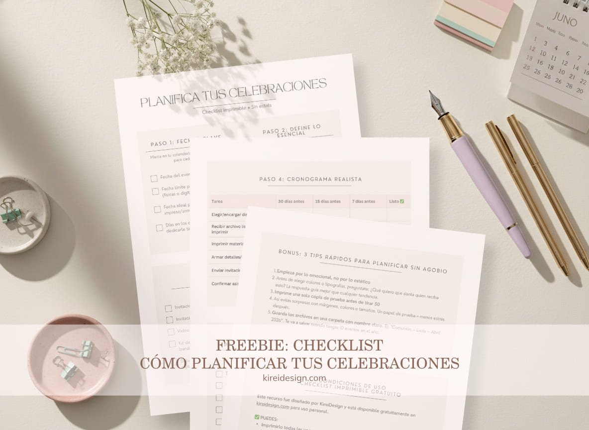 freebie-checklist-como-planificar-tus-celebraciones freebie kireidesign
