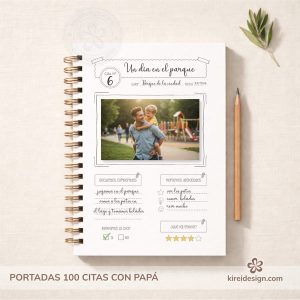 hojas interiores para libro 100 citas con papa_ kireidesign