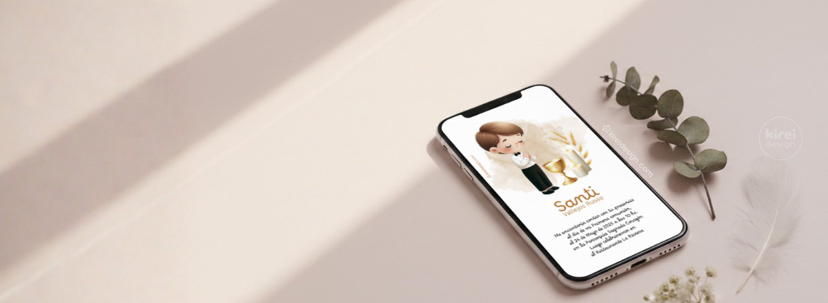 Frases cortas para enviar por WhatsApp de Primera Comunión