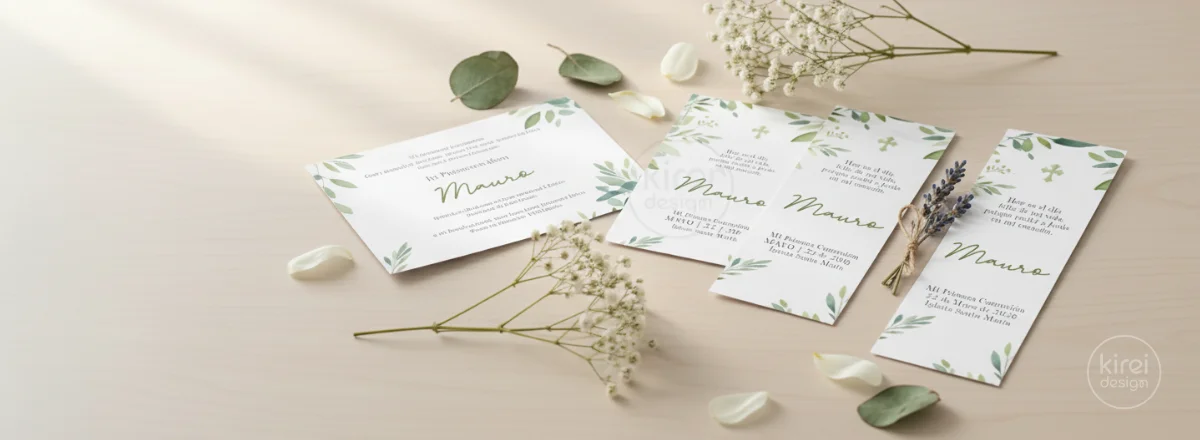 5 Claves para elegir la papelería de Primera Comunión