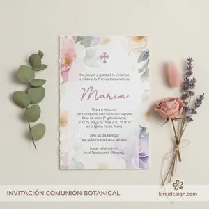 Invitación Primera Comunión – Blossom