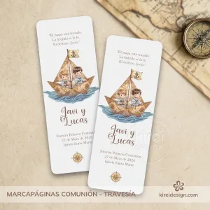 Marcapaginas Coleccion hermanitos_Travesia_Kireidesign_
