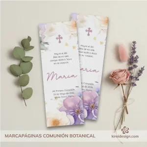 Marcapáginas Primera Comunión – Blossom