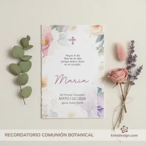 Recordatorio Primera Comunión_Blossom