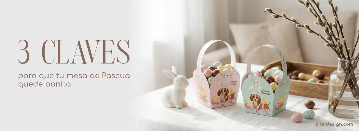 decoracion facil y bonita para pascua con imprimibles kireidesign