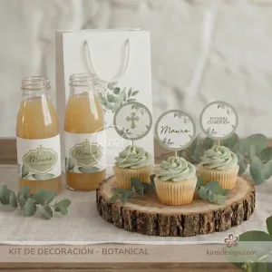 kit imprimible de decoracion para comunion botanical by kireidesign