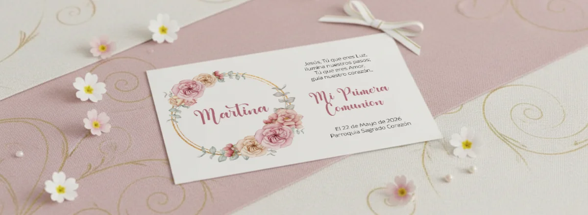 recordatorio de primera comunion para niña_ kireidesign