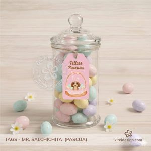 tag imprimibles apra pascua coleccion mr, salchichita