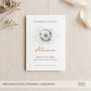 Recodatorio Comunion Pequeños talentos