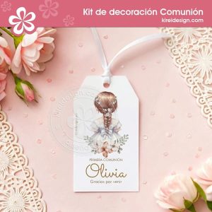 kit de decoracion primera comunion_flor de fe_kireidesign