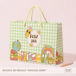 Bolsita de regalo para maestra_Kireidesign
