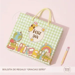Bolsita de regalo para maestra_Kireidesign