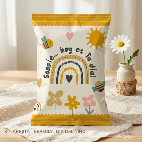 kit abejitas dia del niño_chipbag_ Kireidesign