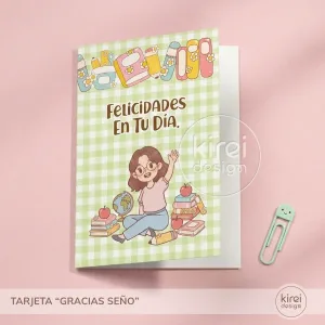 kit de papeleria gracias seño_kireidesign