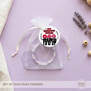 Set de Etiquetas y Tarjetas BTS para Freebies