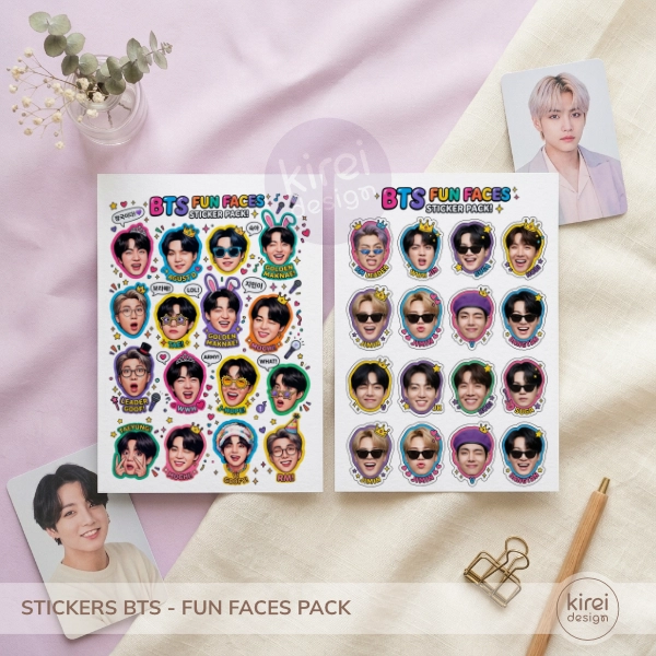 sticker bts_fun faces pack_01