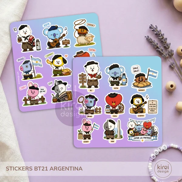 Stickers BT21 Argemtina_1 Stickers-BT21-Argemtina