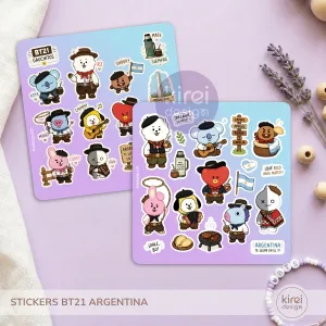 Stickers-BT21-Argemtina