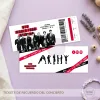 Ticket Recuerdo BTS - Imprimible para Concierto