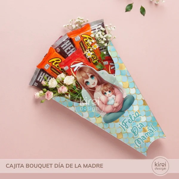cajita bouquet dia de la madre_kireidesign_03 Cajitas Bouquet para el Día de la Madre